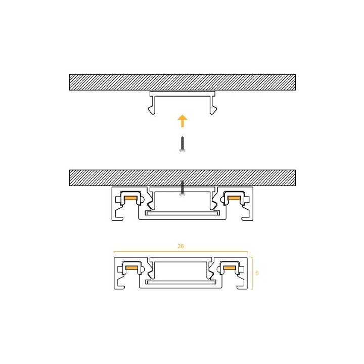 SLIM 2m magnetrööp