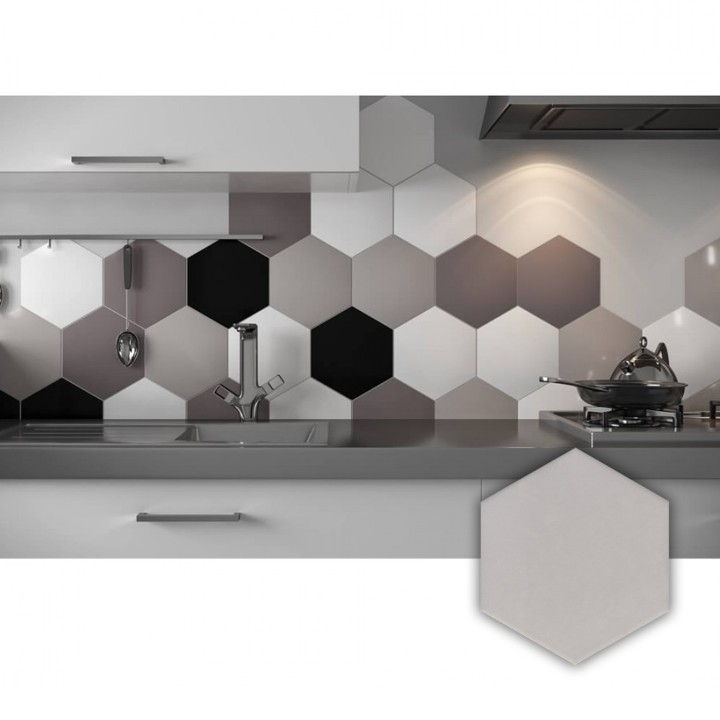 21.5х25см SOLID SILVER HEXAGON / 1 Faces
