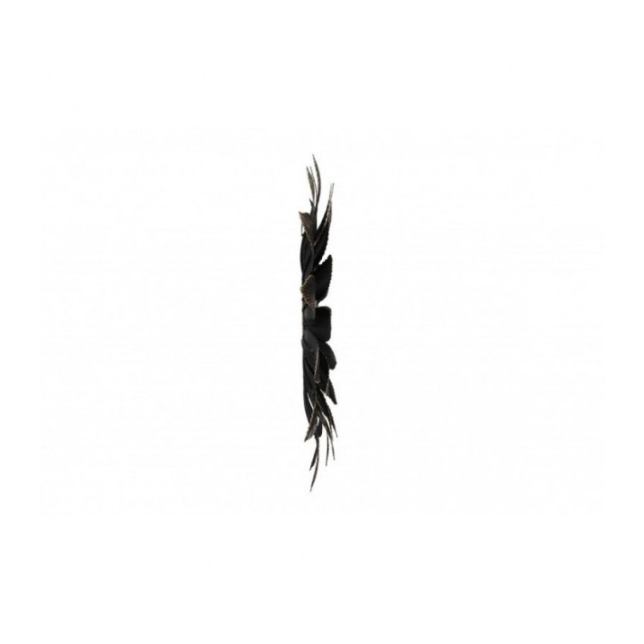 Lilly peegel / Ø 60 cm / must