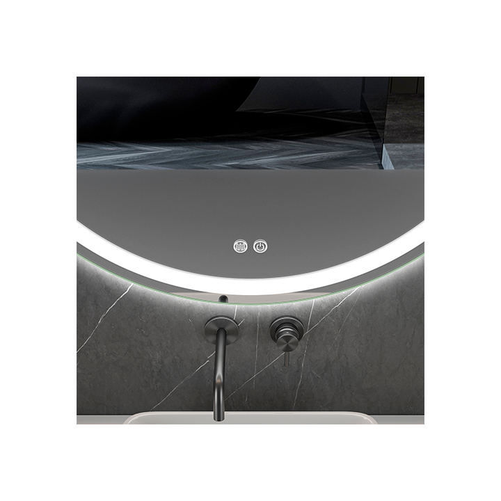 LED peegel RONDO, Ø 100 cm