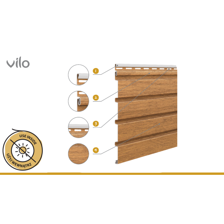 Fronto Walnut V-Black, 2,95m