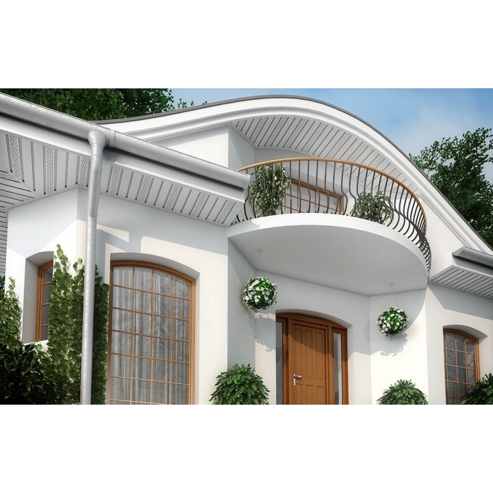 Soffit panel SV 07 White (с перфорацией)