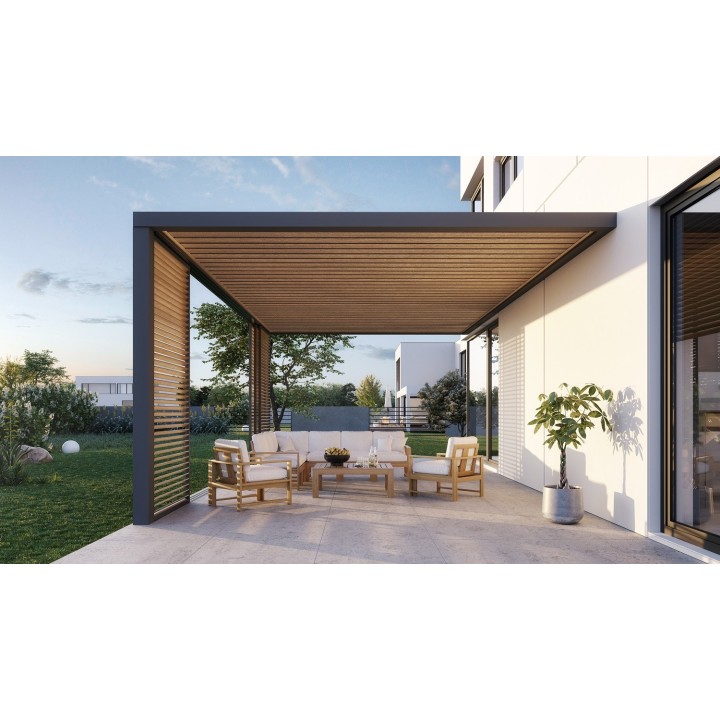 Soffit panel SV 07 Winchester oak (с перфорацией)