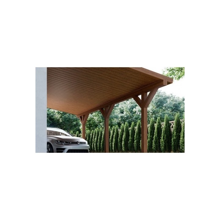 Soffit panel SV 09 Golden Oak (скрытая перфорация)