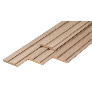 Seinapaneel/ribipaneel MDF PXWall 3D tamm/tamm 2,6m