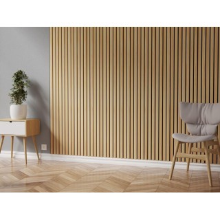 Seinapaneel/ribipaneel Mellow dekoratiiv pruun/vaha 0,3x2,4m