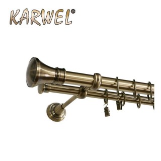 Kardinapuu Zeus 25/2 1,6m silinder kuldne