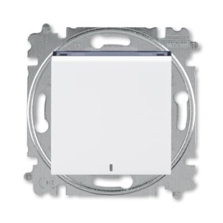 ABB Levit Выключатель + LED белый/черный 3559H-A01446 62W