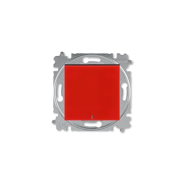 ABB Levit Выключатель + LED красный/черный 3559H-A01446 65W