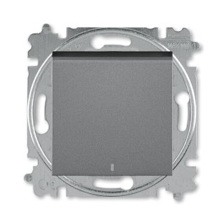 ABB Levit Выключатель + LED дымчатый/черный 3559H-A01446 69W