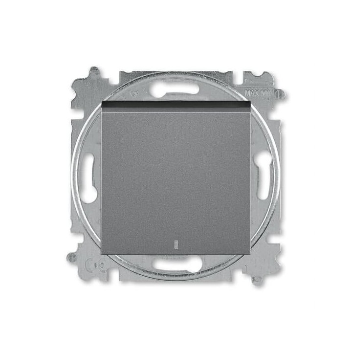 ABB Levit Выключатель + LED дымчатый/черный 3559H-A01446 69W