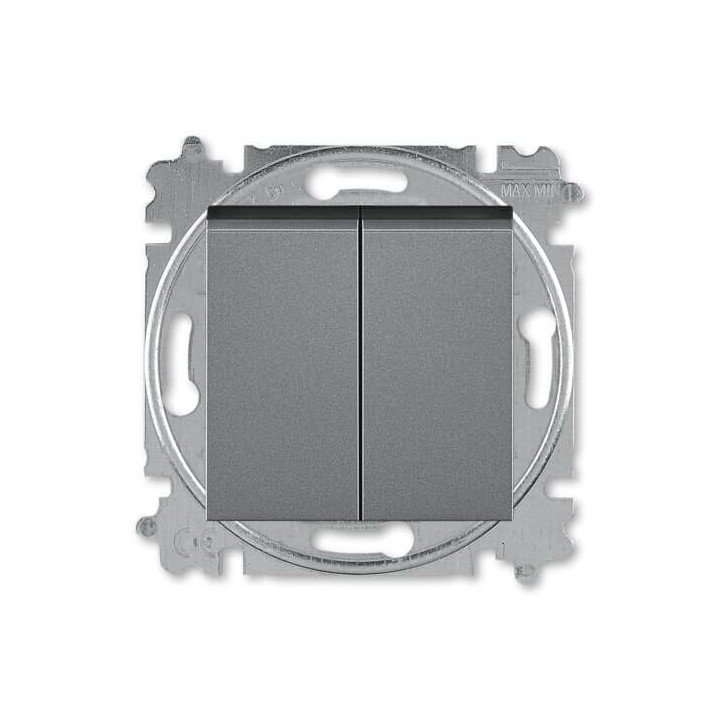 ABB Levit Grupiveksellüliti teras/must 3559H-A52445 69W