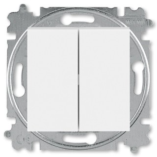 ABB Levit Veksellüliti+Surulüliti valge/lumivalge 3559H-A53445 01W