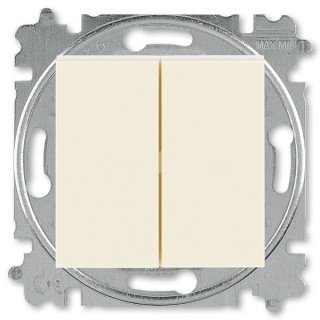ABB Levit Veksellüliti+Surulüliti beež/valge 3559H-A53445 17W