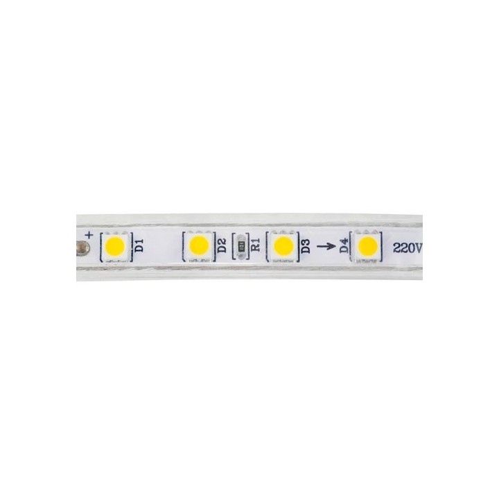 220V LED-riba kõrgepinge IP65, külm valge, 6W, VOLGA