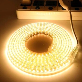 220V LED-riba kõrgepinge IP67 soe valge 8W