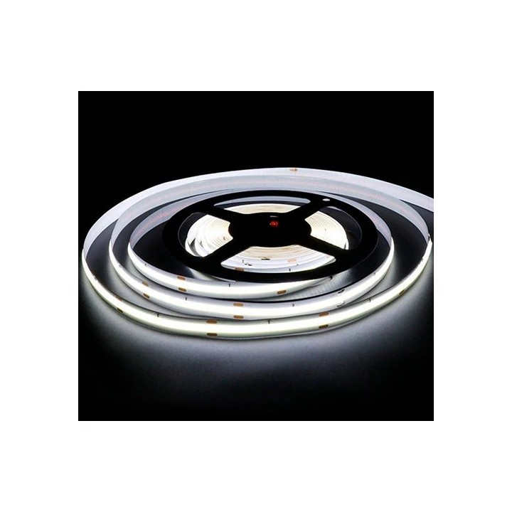 LED-riba COB 6000K, IP20, 12V, 8W, 5m