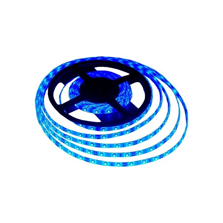 LED-riba 3528, sinine, IP20, 4,8 W, 5 m