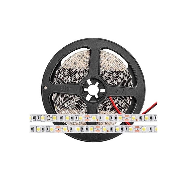 LED лента 5050, 3000K, IP20, 14.4W, 5m