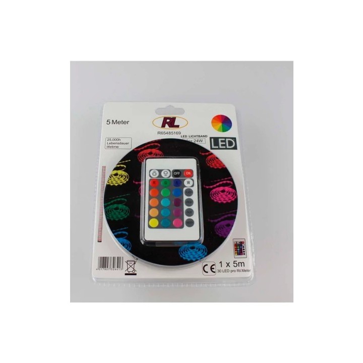 Комплект LED ленты RGB 5м IP20 24Вт
