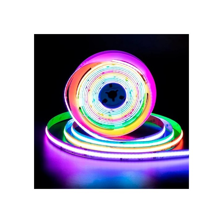 LED лента COB RGB, IP66, 24V, 15W, 5m