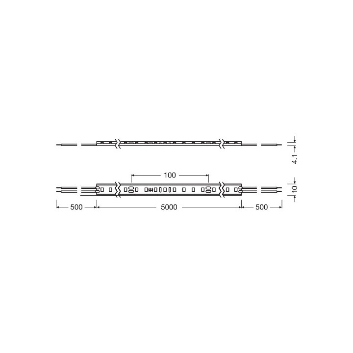 LED лента 5м 4000K IP66 5W