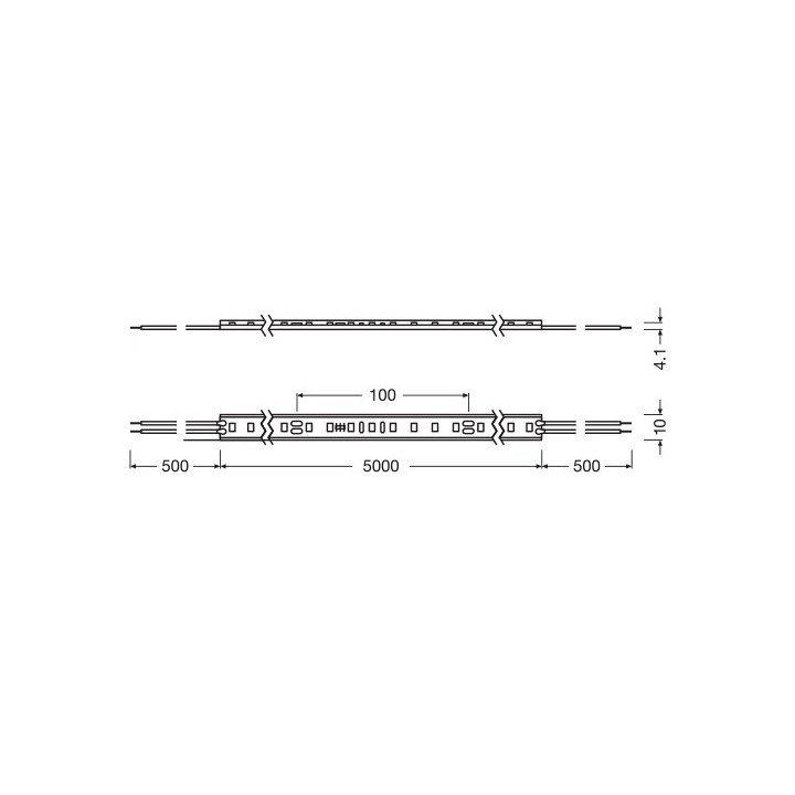 LEDVANCE LED лента 5м 3000K IP66 9W