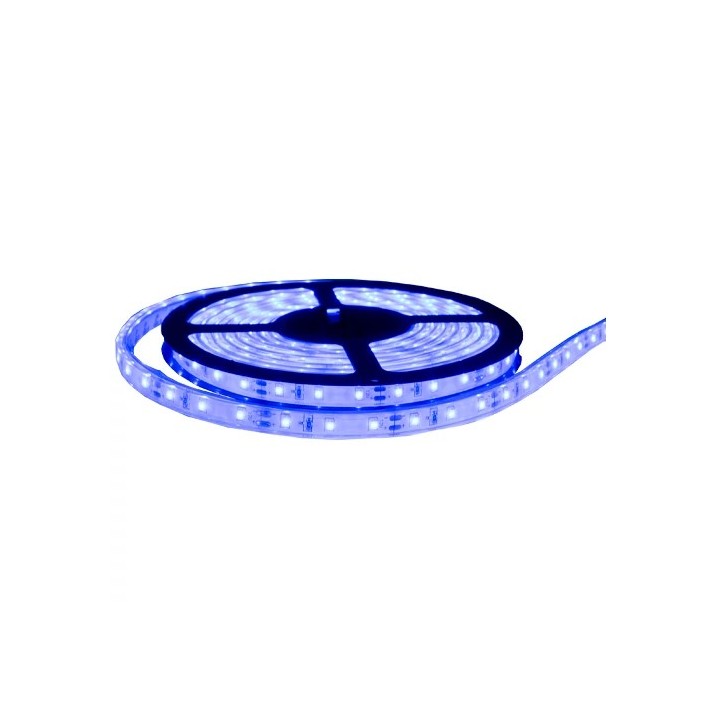 LED лента 2835, синяя, IP54, 12V, 4.8W, 5m
