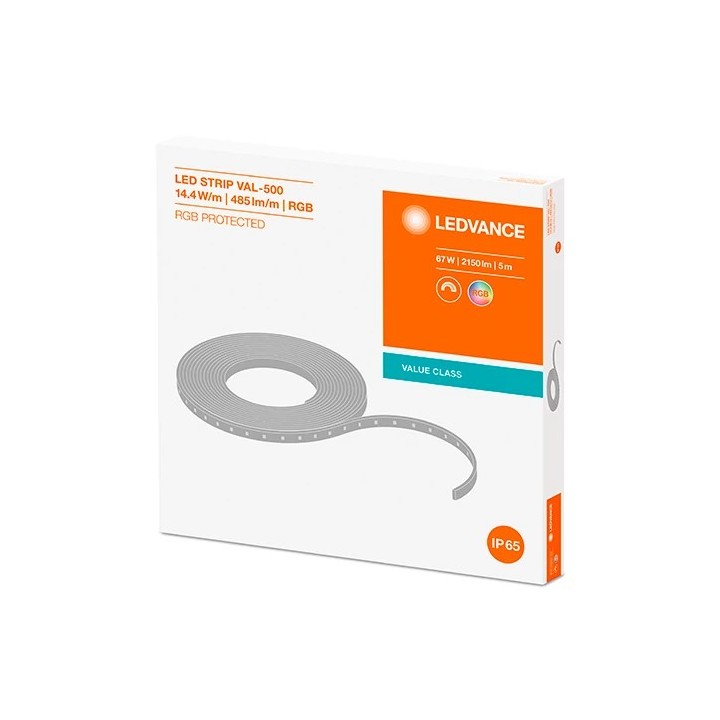 LED лента 5м RGB IP65 14.4W