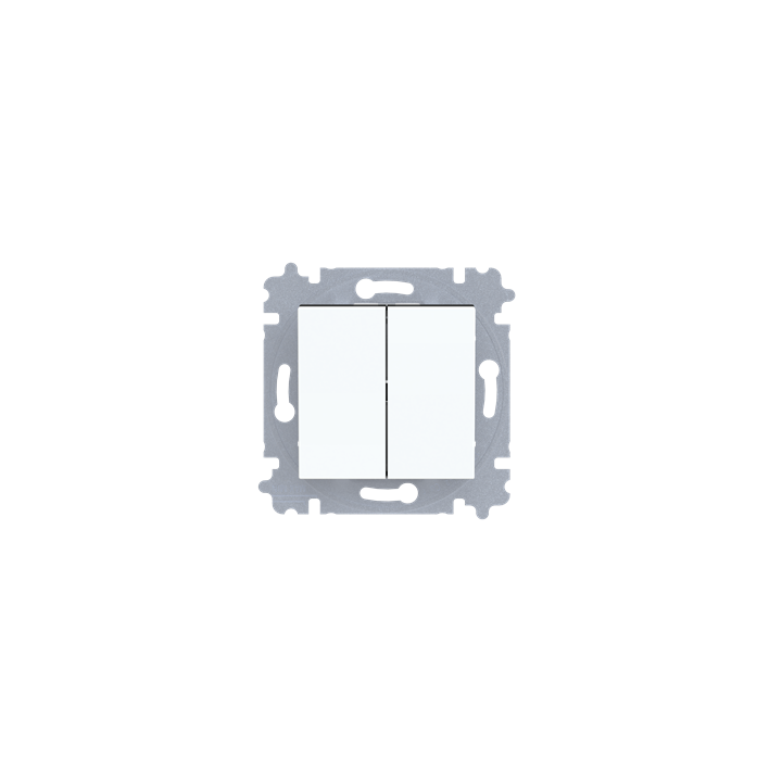 ABB Levit Grupisurulüliti (1/0+1/0), valge/ must, 3559H-A87445 62W
