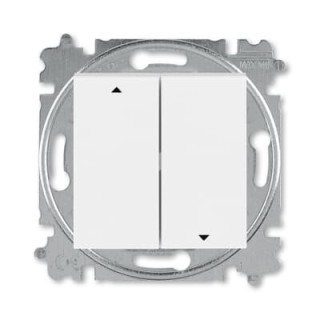 ABB Levit Выключатель жалюзи (кнопочный) белый/белый 3559H-A88445 03W