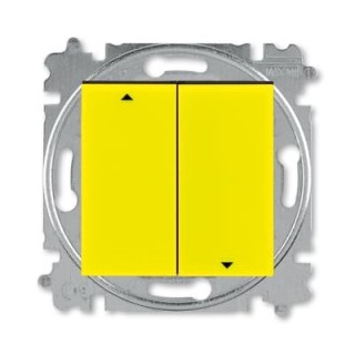 ABB Levit Выключатель жалюзи (кнопочный) желтый/черный 3559H-A88445 64W