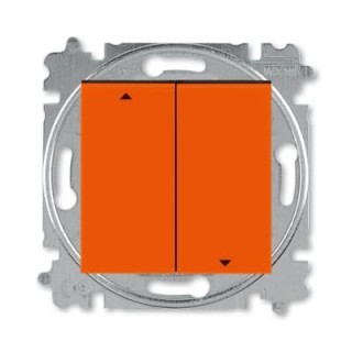ABB Levit Выключатель жалюзи (кнопочный) оранжевый/черный 3559H-A88445 66W