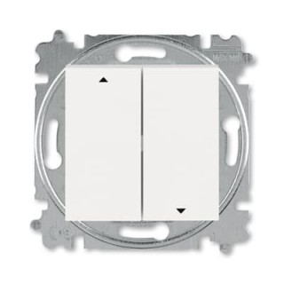 ABB Levit Выключатель жалюзи (кнопочный) жемчужно-белый 3559H-A88445 68W