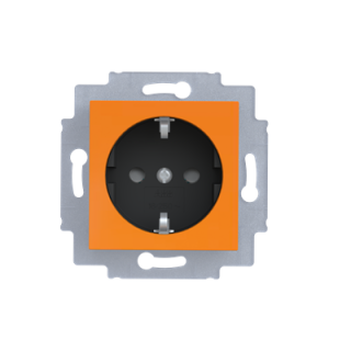 ABB Levit Pistikupesa oranž/must 5520H-A03457 66W