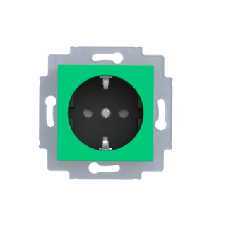 ABB Levit Pistikupesa roheline/must 5520H-A03457 67W