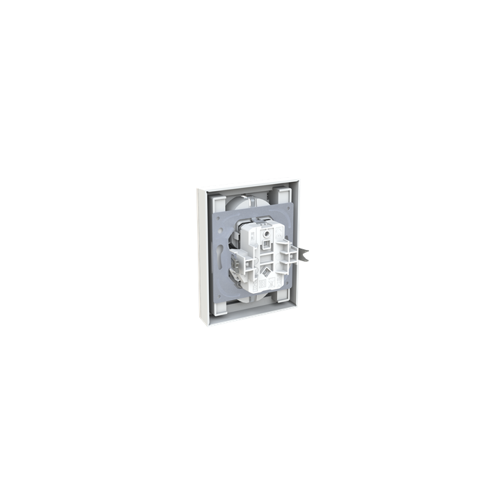 ABB Levit Двойная Розетка жемчужный/белый 5522H-C03457 68W