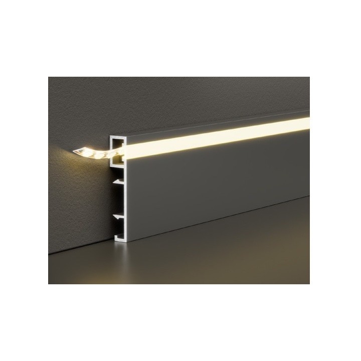 Hall põrandaliist LED 50mm PLA50H